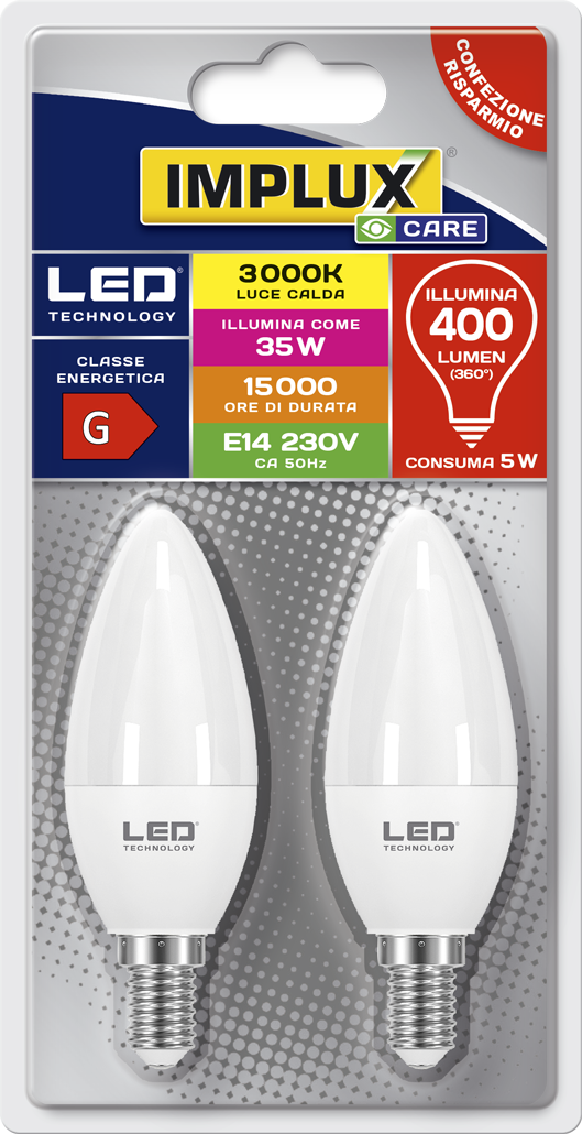 Implux - Lampadina LED B-LCC435