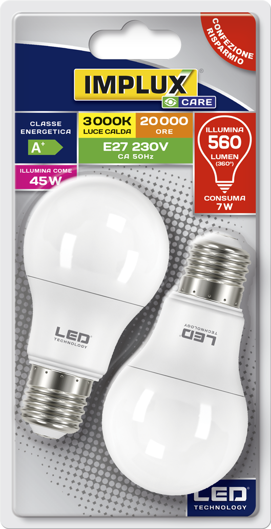 Implux - Lampadina LED B-LCG745