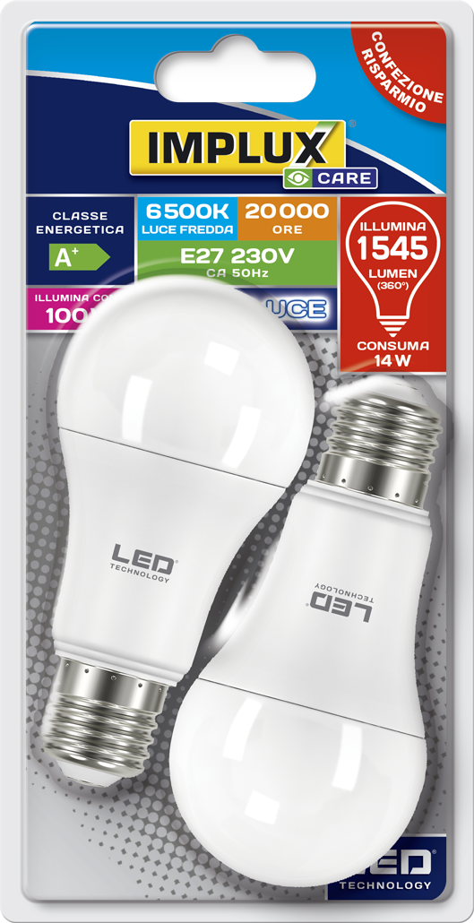 Implux - Lampadina LED B-LFG7100