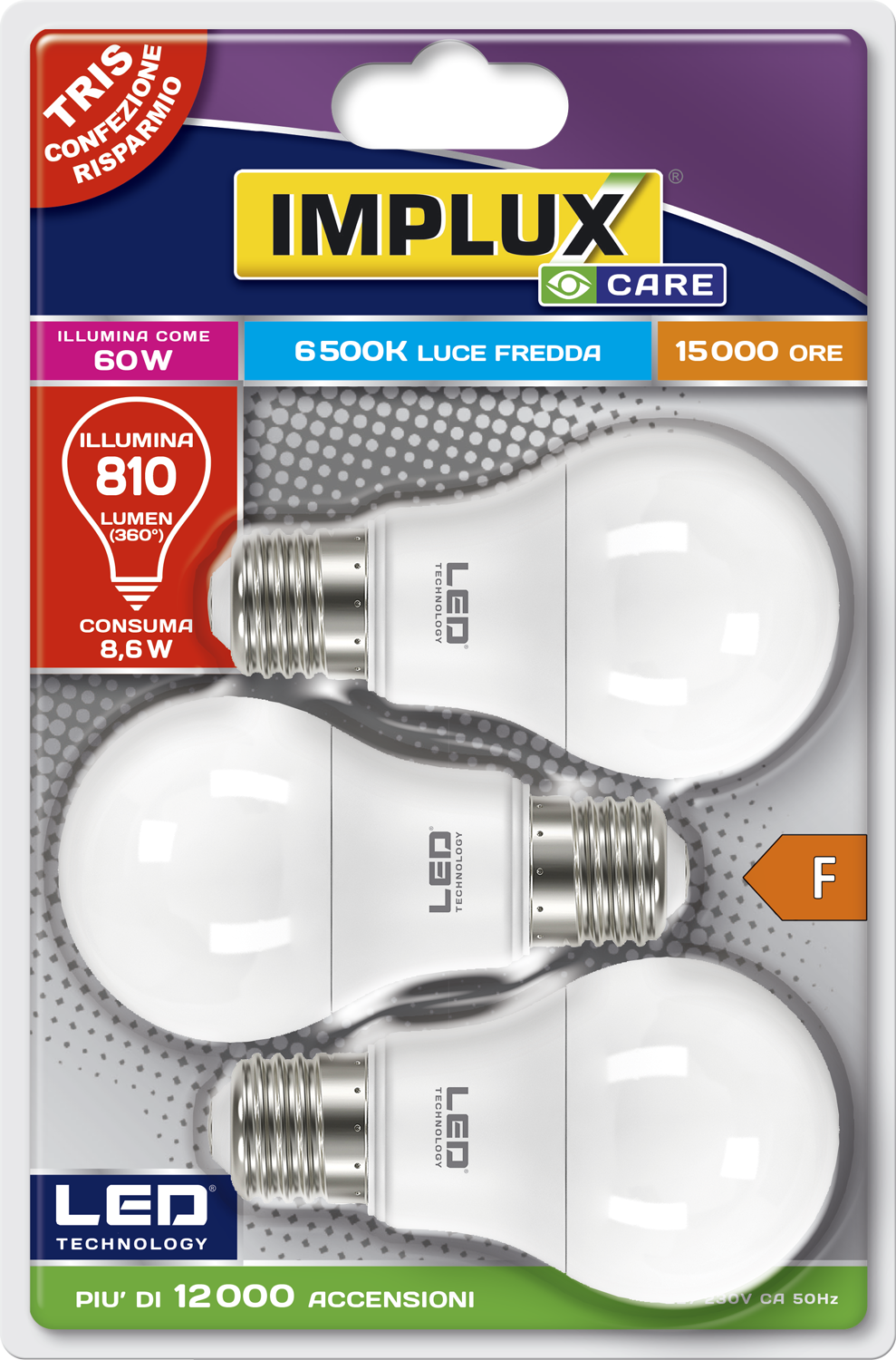 Implux - Lampadina LED C-LFG760.