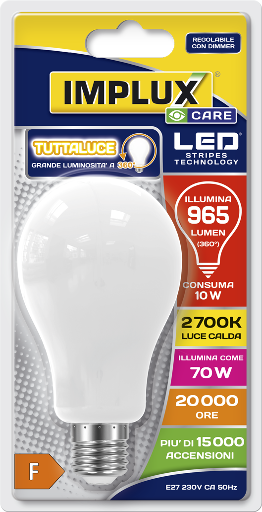 Implux - Lampadina LED LS27A70770MD